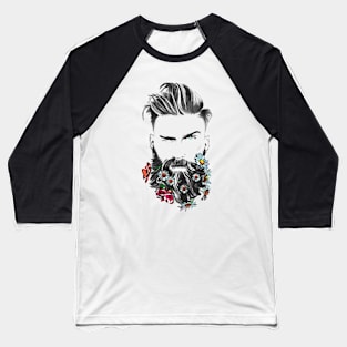 Flower Bearded ( Rework 2023 ) Baseball T-Shirt